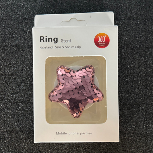 Star Sequins Pop-Out Phone Kickstand