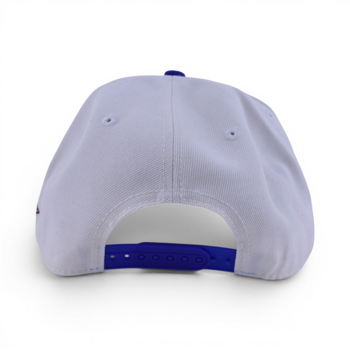 New Era Brooklyn Nets White Blue Snapback Hat