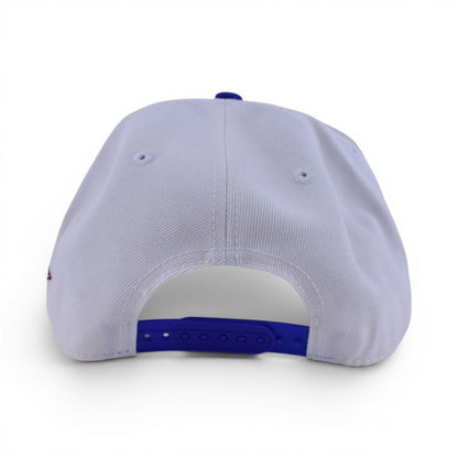 New Era Brooklyn Nets White Blue Snapback Hat