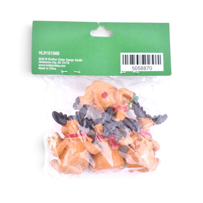 Mini Reindeer Figurines, 4 Piece Set