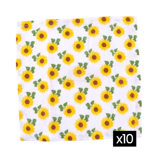 Fall Sunflower Paperless Towels, Set of 10