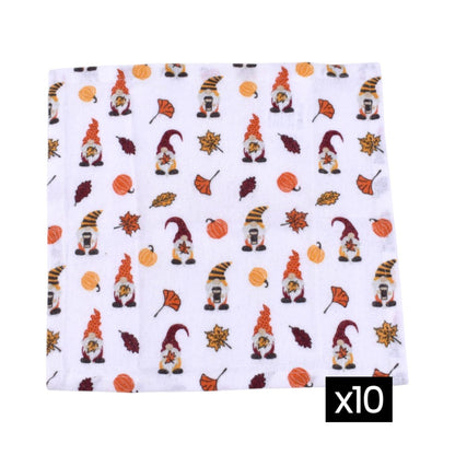 Fall Gnome Paperless Towels, Set of 10