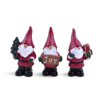 Mini Holiday Gnomes, Set of 3