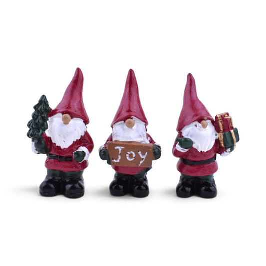 Mini Holiday Gnomes, Set of 3