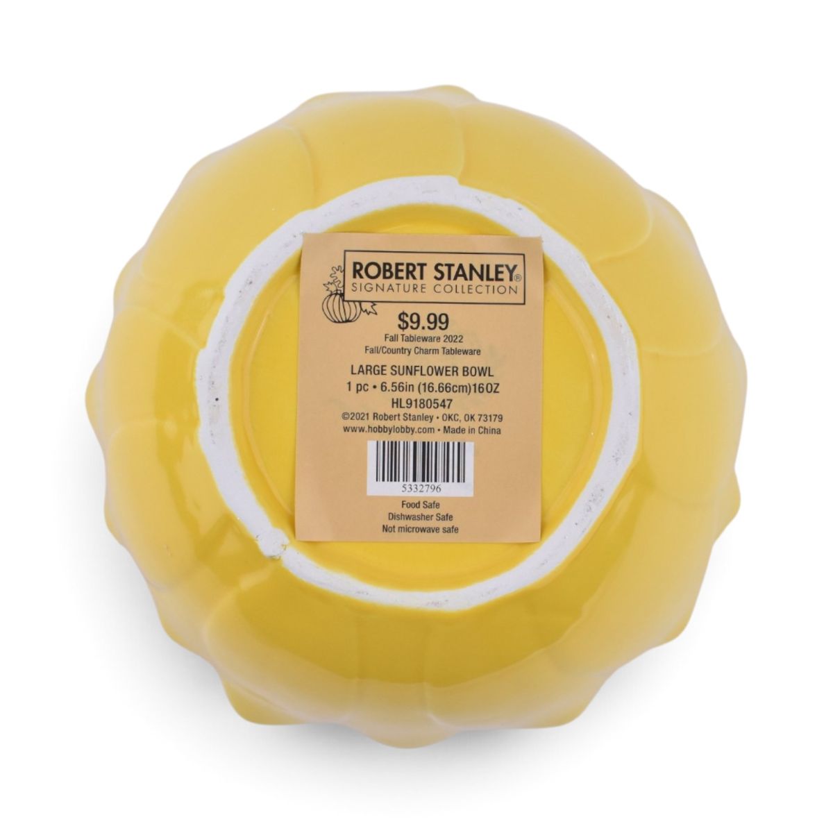 Large Sunflower Bowl, 16oz