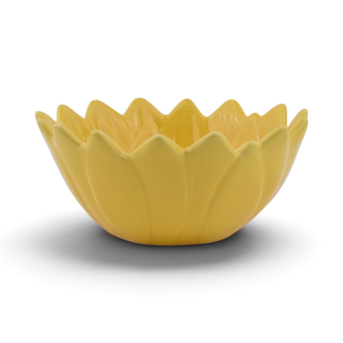 Small Sunflower Bowl in Yellow, 11.2oz