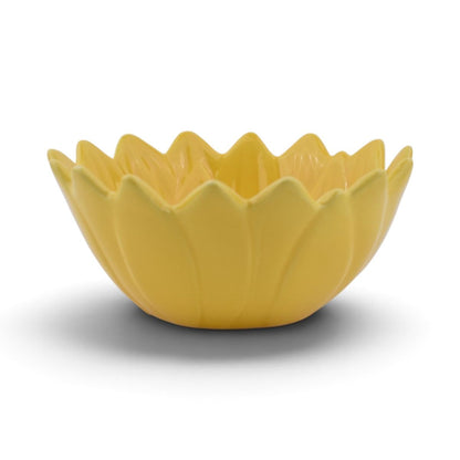 Small Sunflower Bowl in Yellow, 11.2oz