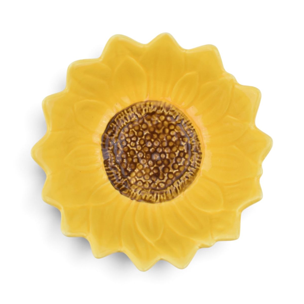 Small Sunflower Bowl in Yellow, 11.2oz