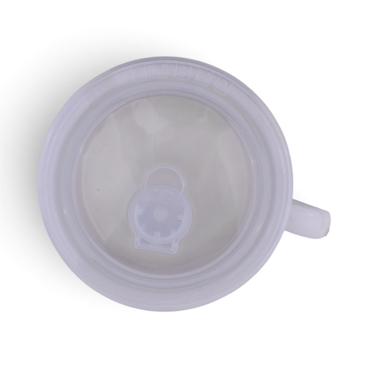 Sunflower Ceramic Soup Mug with Lid, 18oz