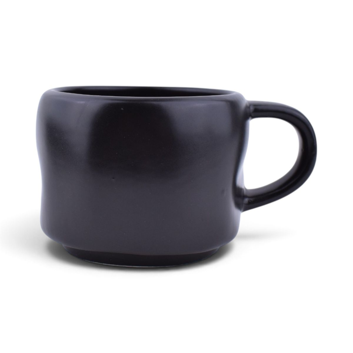 Black Skull Stacking Mugs with Metal Rack