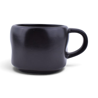 Black Skull Stacking Mugs with Metal Rack