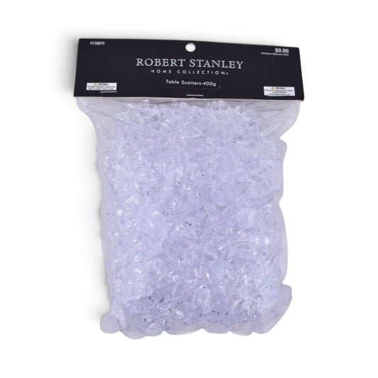Clear Snowflake Table Scatters, 400g
