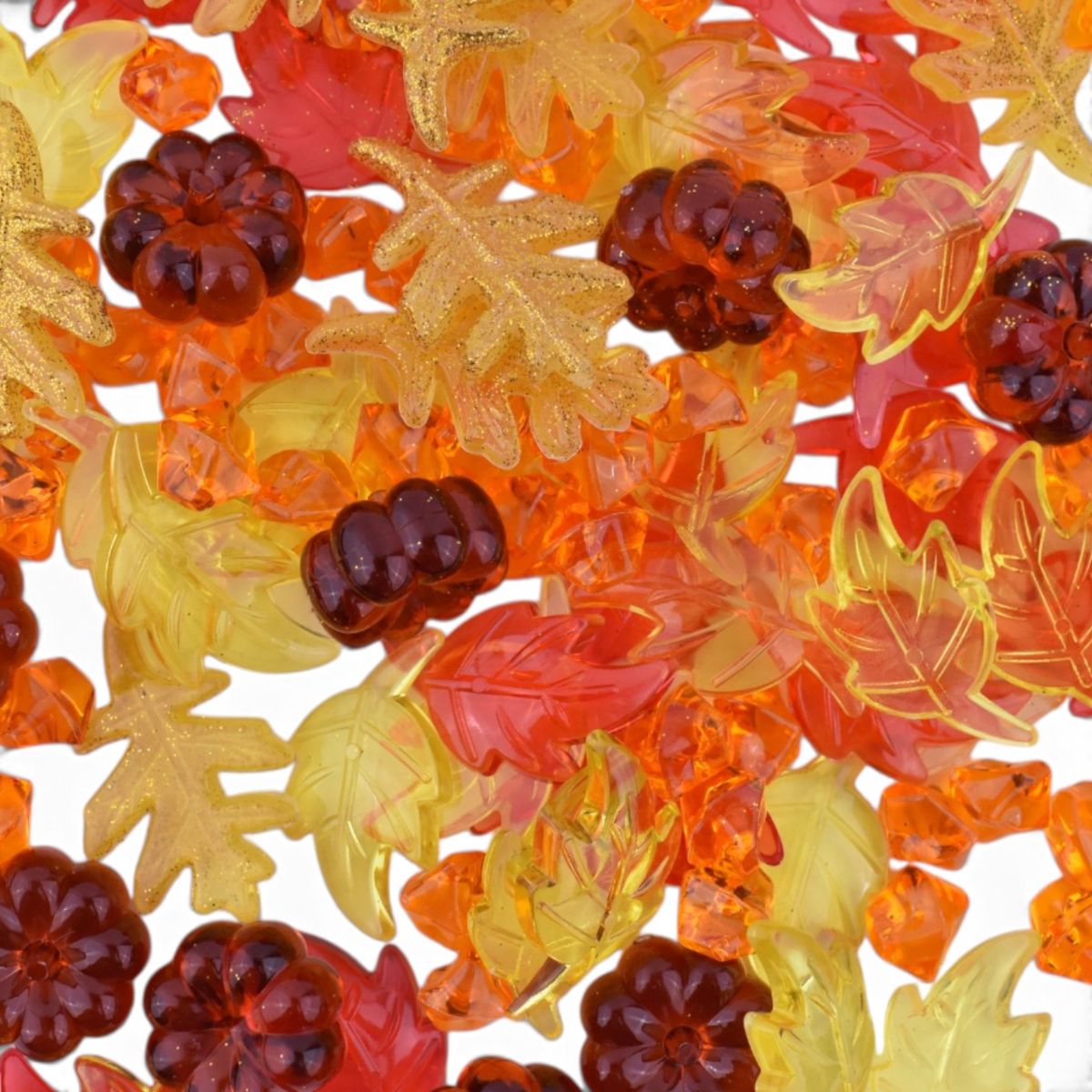 Fall Acrylic Leaves Scatters and Fillers, 6.34oz