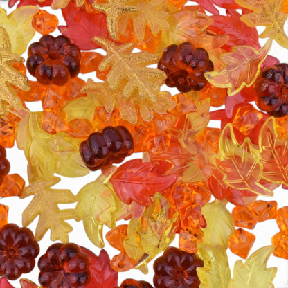 Fall Acrylic Leaves Scatters and Fillers, 6.34oz