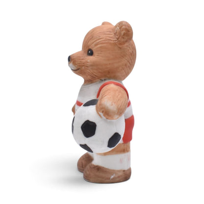 Homco Sports Bears Ceramic Figurines Set of 4 #1408