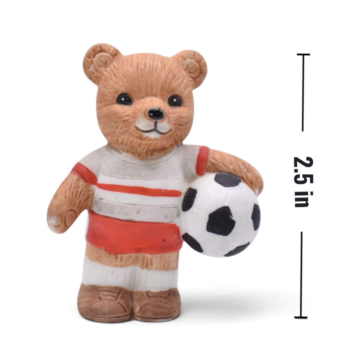 Homco Sports Bears Ceramic Figurines Set of 4 #1408