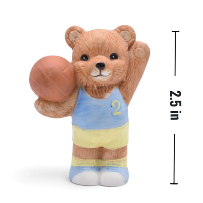 Homco Sports Bears Ceramic Figurines Set of 4 #1408