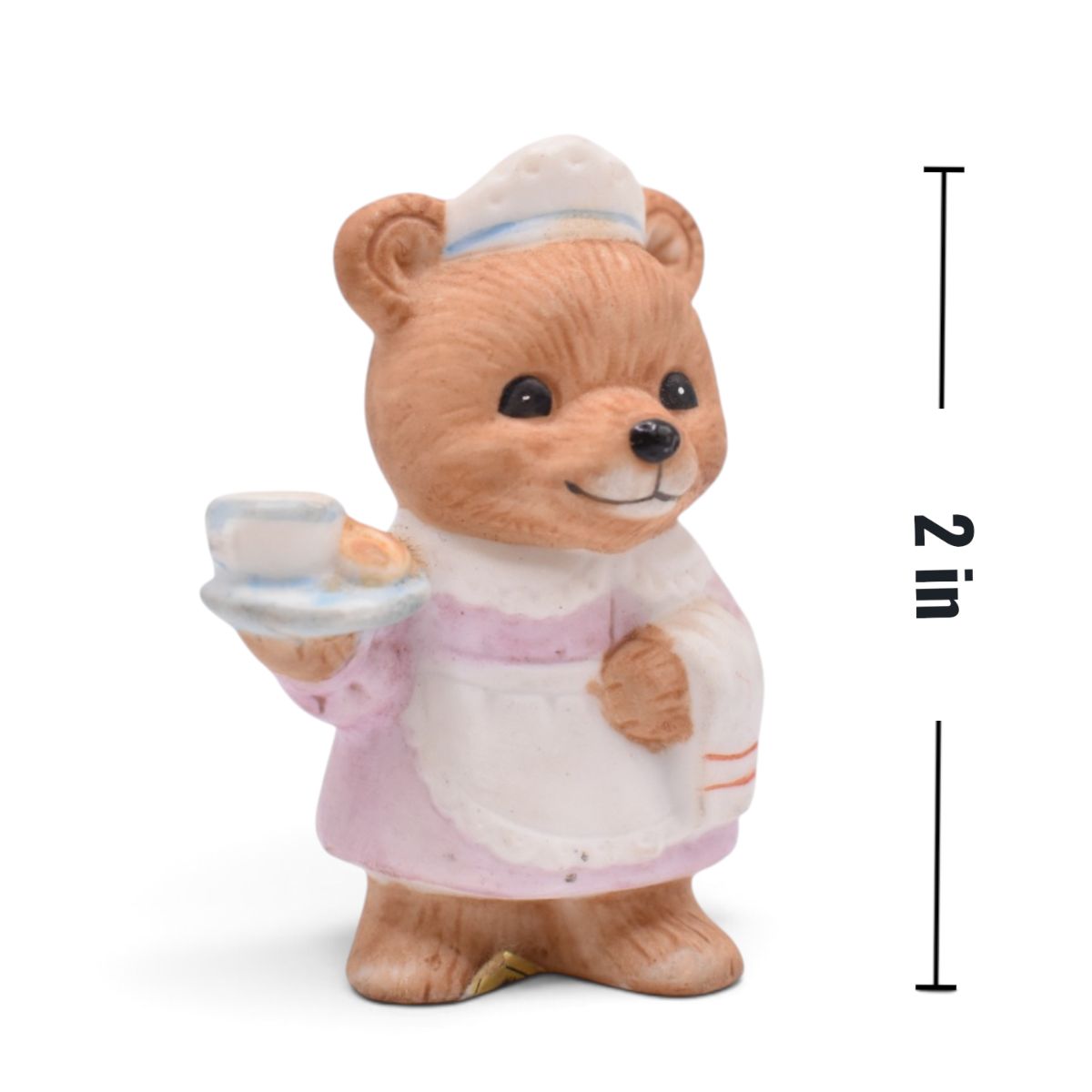 Homco Vintage Tiny Bears Set of Six #8820 Occupations Porcelain Figurines