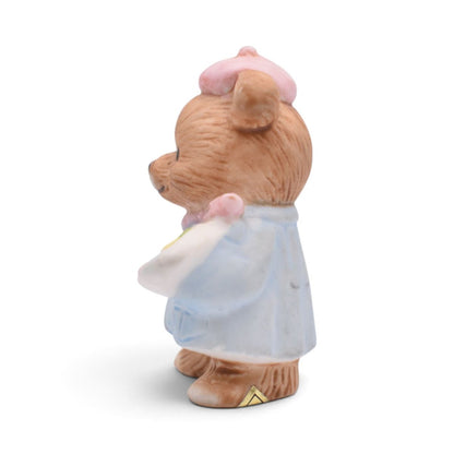 Homco Vintage Tiny Bears Set of Six #8820 Occupations Porcelain Figurines