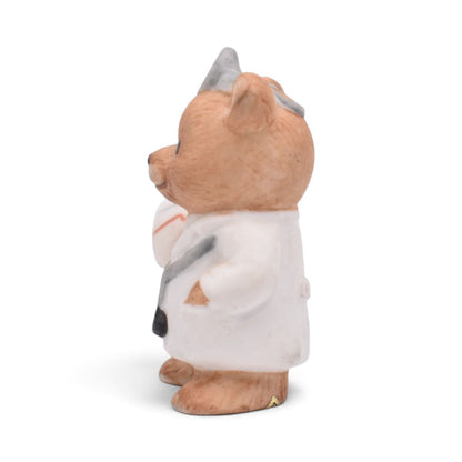 Homco Vintage Tiny Bears Set of Six #8820 Occupations Porcelain Figurines