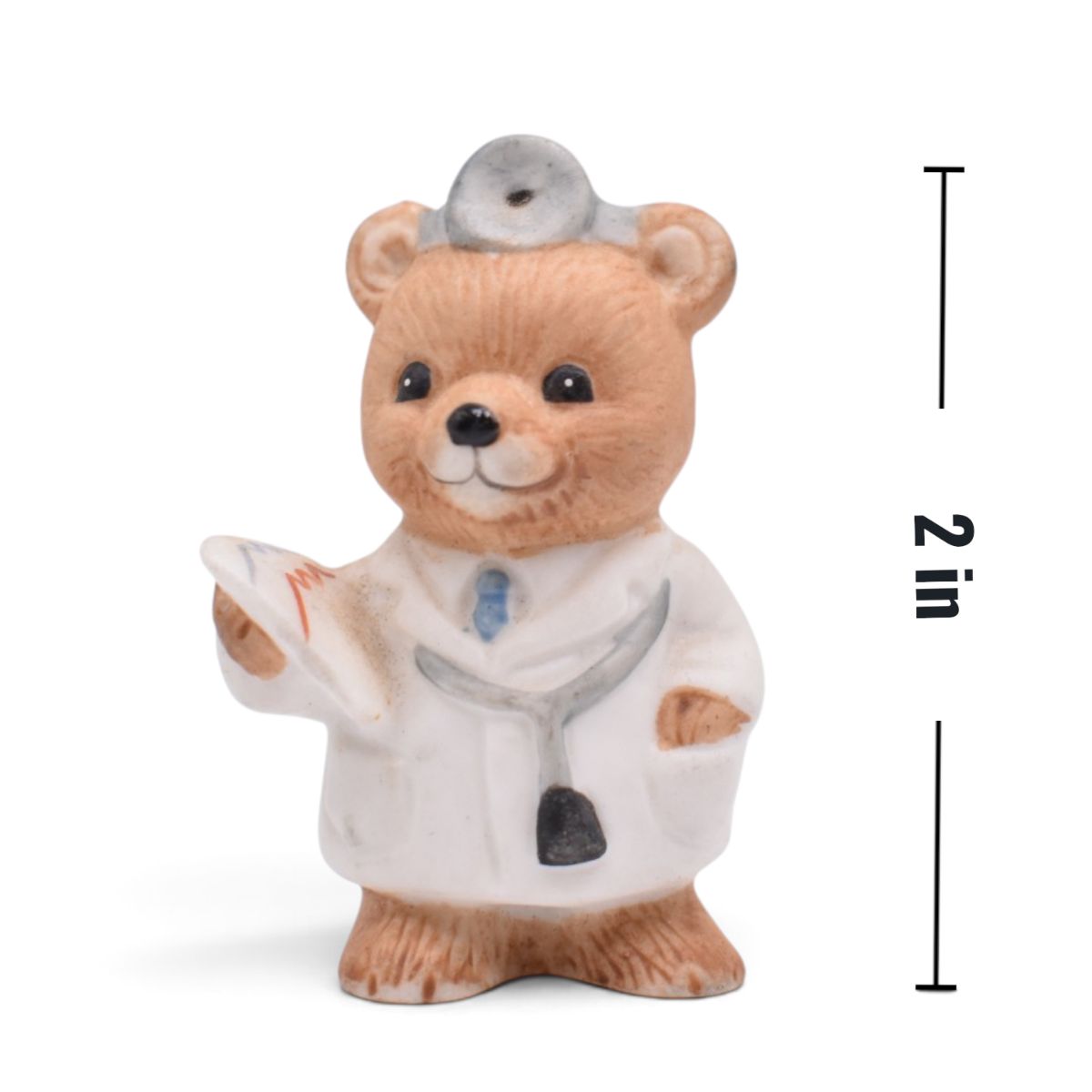 Homco Vintage Tiny Bears Set of Six #8820 Occupations Porcelain Figurines