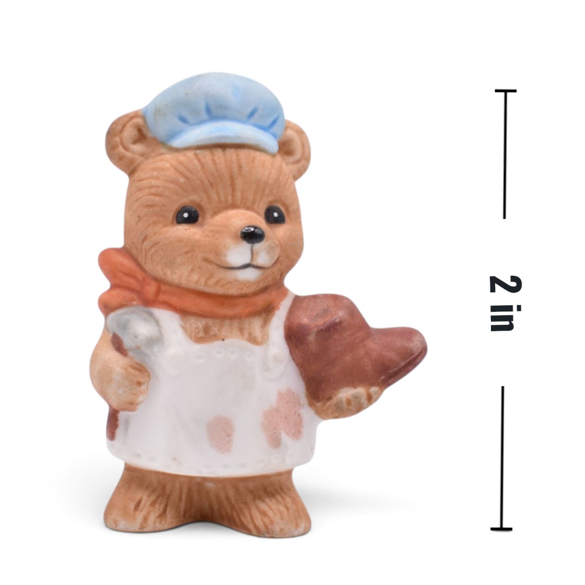 Homco Vintage Tiny Bears Set of Six #8820 Occupations Porcelain Figurines