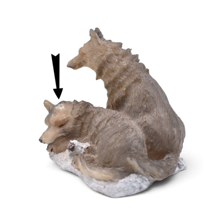 Wolf Figurines - Set of 3