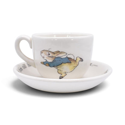 Wedgwood Peter Rabbit Child's Tea Set, Cup and Two Saucers