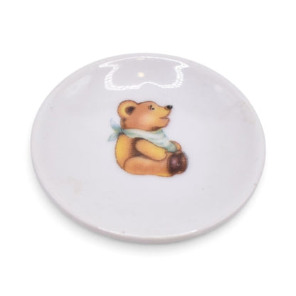 Miniature Teddy Bear Porcelain Tea Set, Cup and Saucer