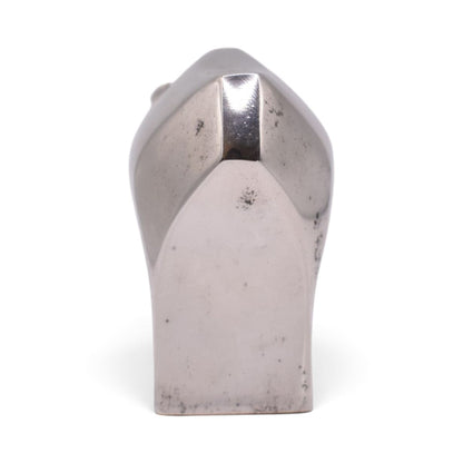 Silver Plated Bull Paperweight Figurine