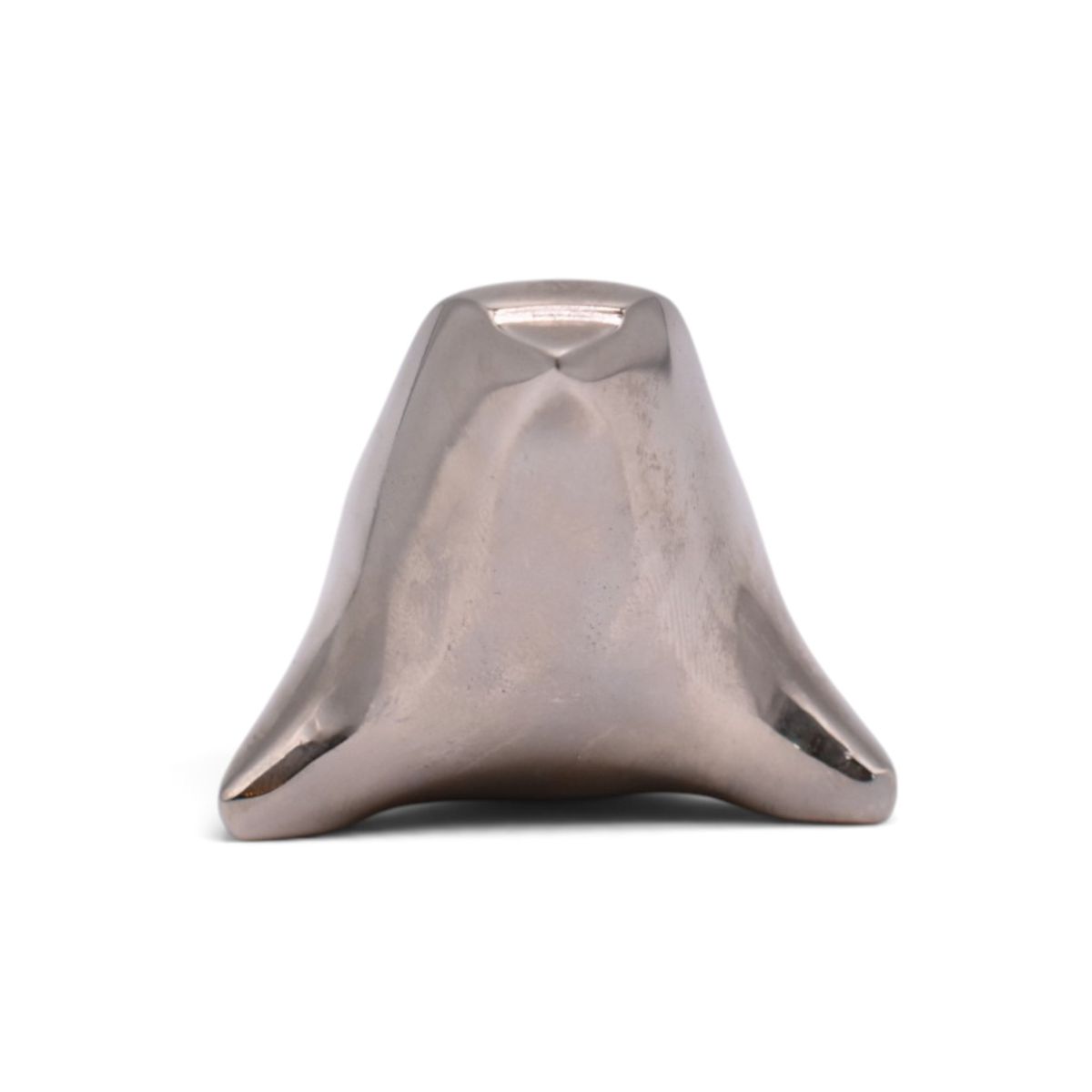 Silverplated Seal Paperweight Figurine