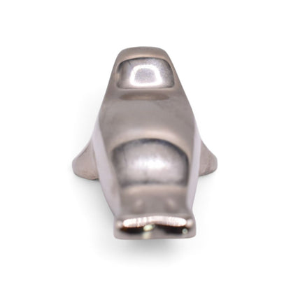 Silverplated Seal Paperweight Figurine