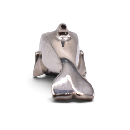 Silverplated Dolphin Paperweight Figurine