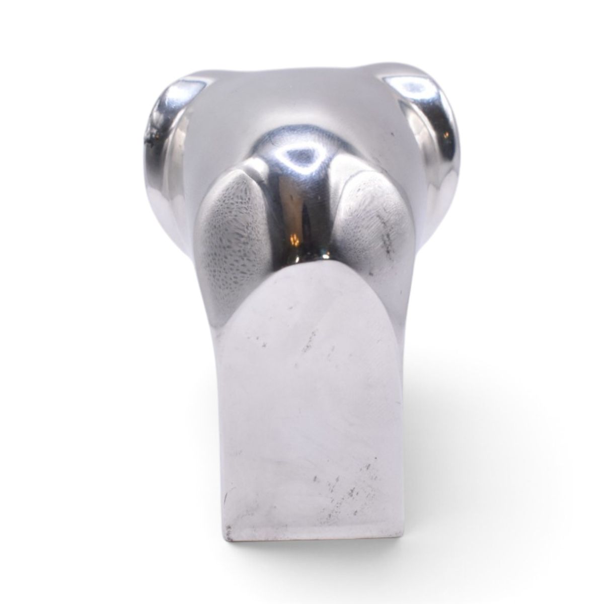Silverplated Elephant Paperweight Figurine