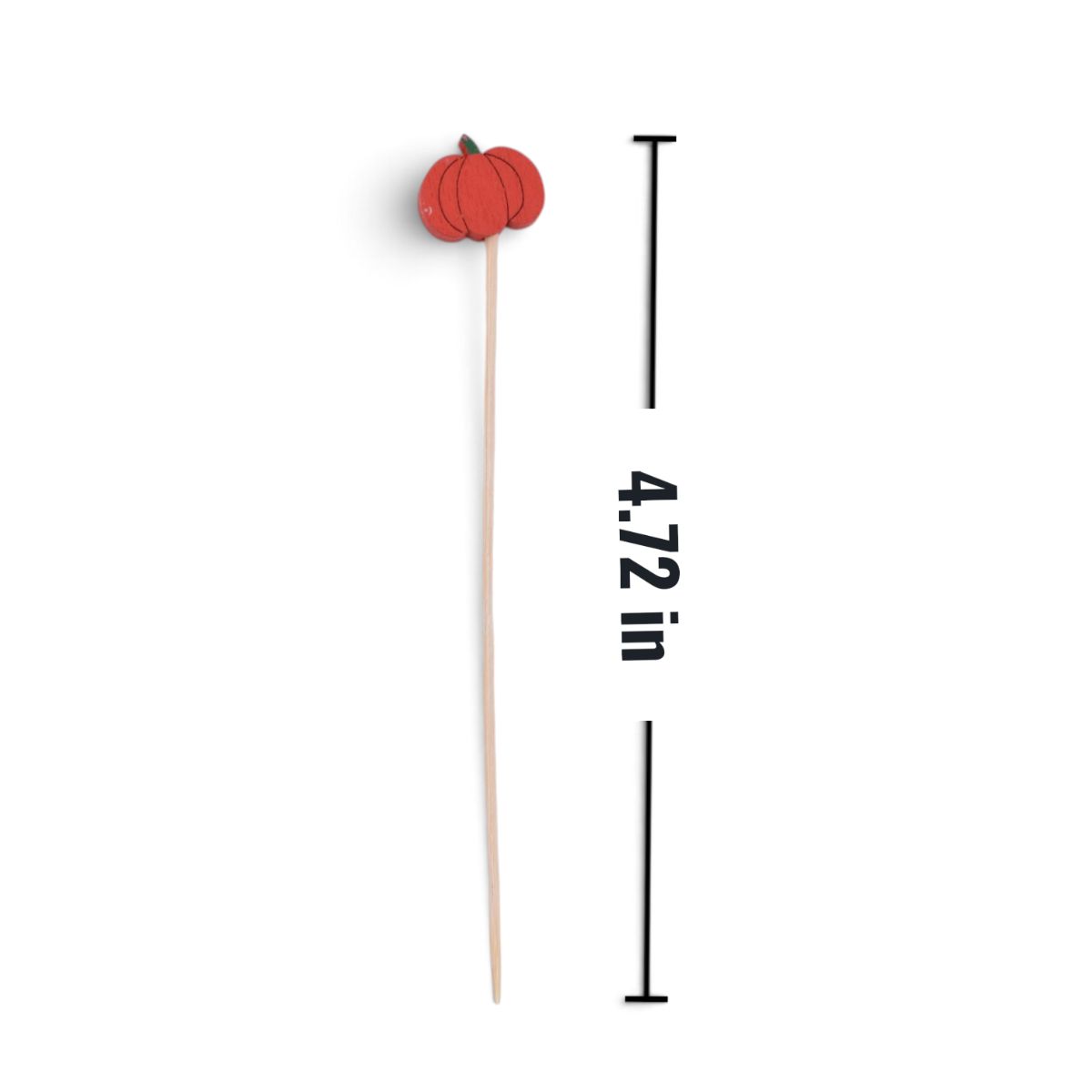 Fall Pumpkin Bamboo Skewers, Set of 50