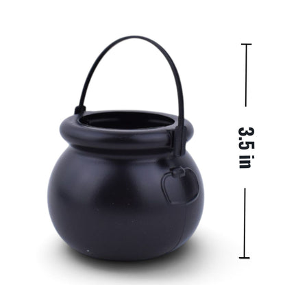 Black Cauldron Candy Kettles, 3.5 in, Set of 6