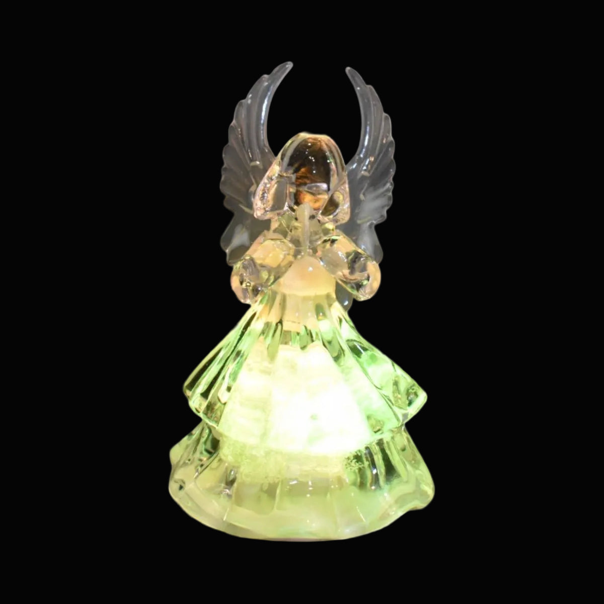 LED Color Changing Angel Figurine, 3.5 in