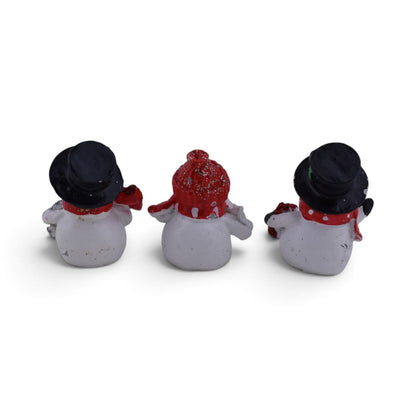 Snowman Figurines, Set of 3