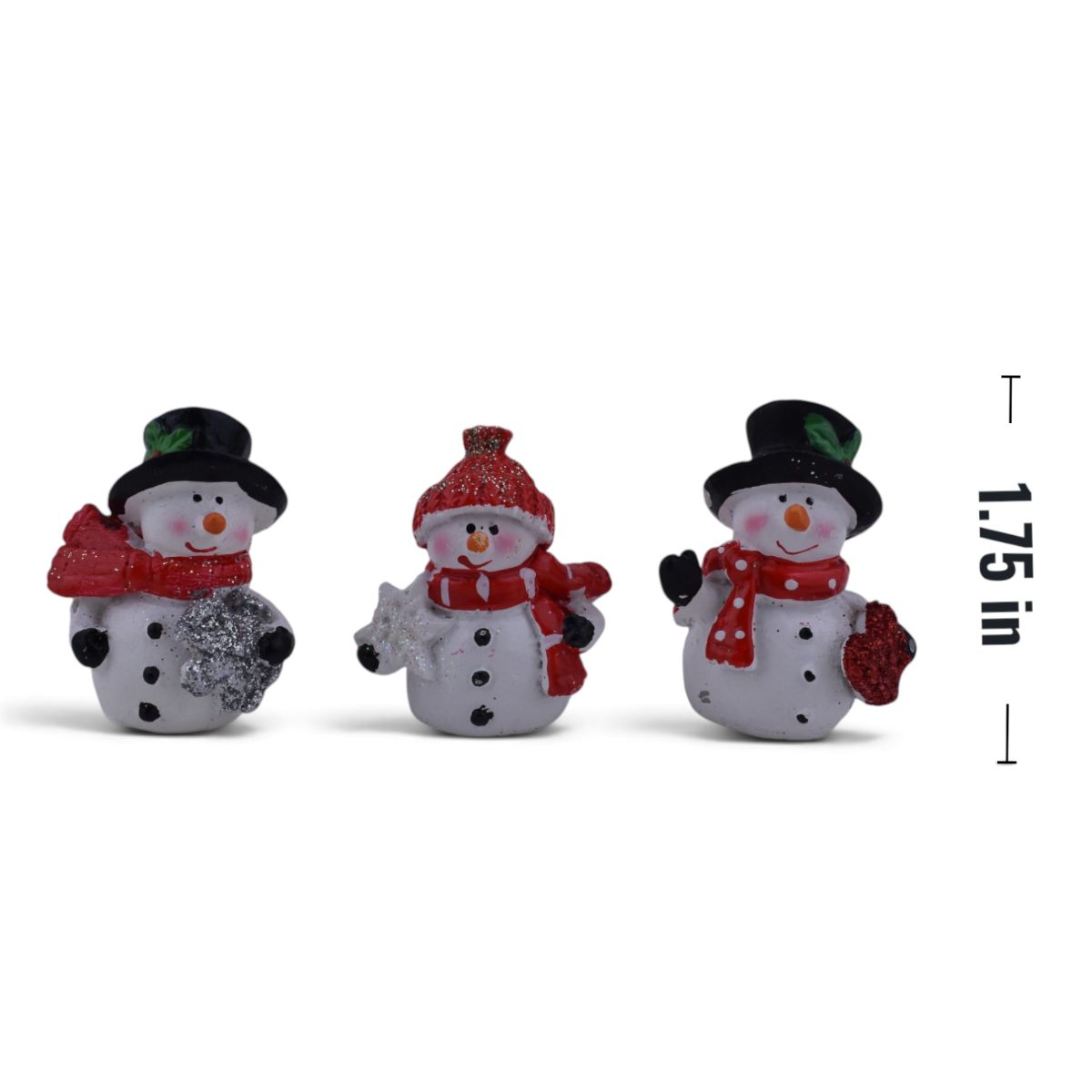 Snowman Figurines, Set of 3