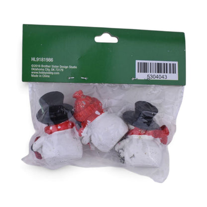 Snowman Figurines, Set of 3