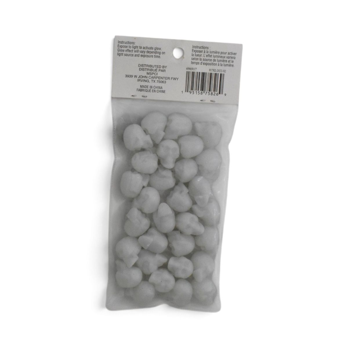 Halloween Skulls Glow in the Dark Table Scatter, 5oz