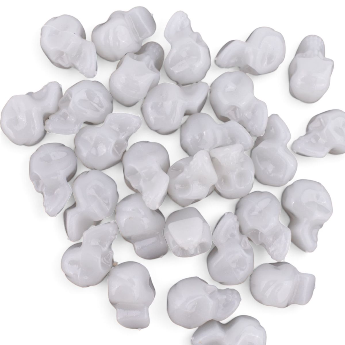 Halloween Small Skulls Glow in the Dark Decorative Filler, 5oz