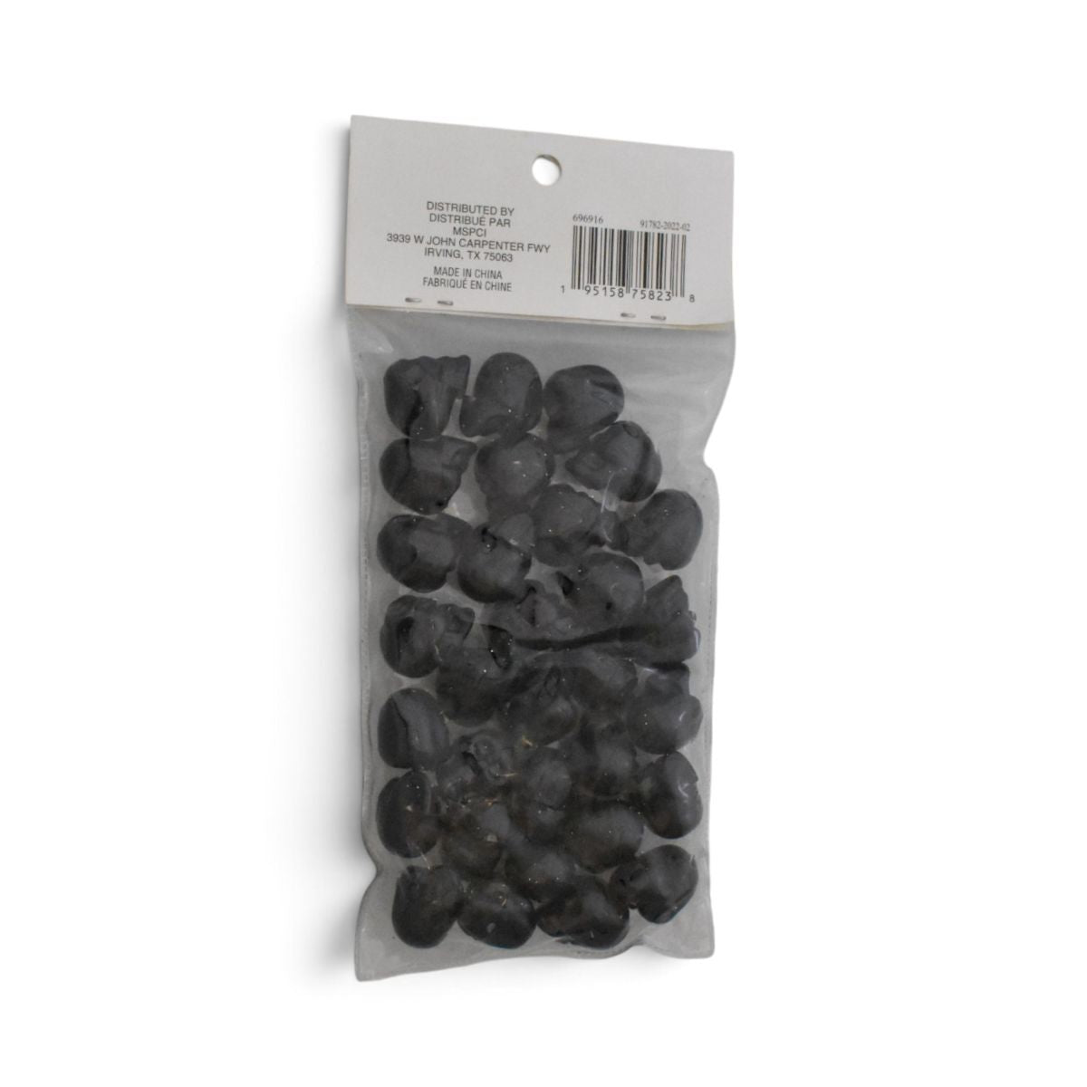 Halloween Black Skull Decorative Filler, 5 oz