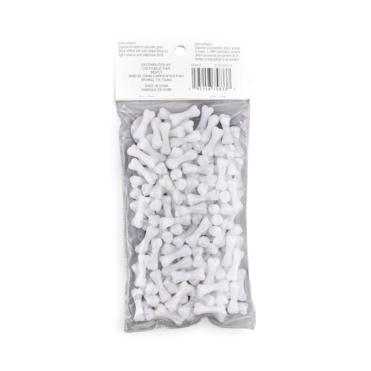 Glow-in-the-Dark Bones Decorative Filler, 5 oz