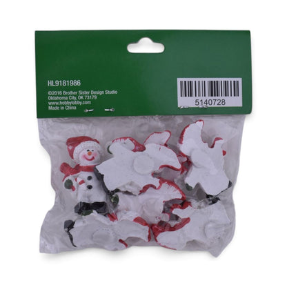 Christmas Snowman Stickers, 8 Pieces