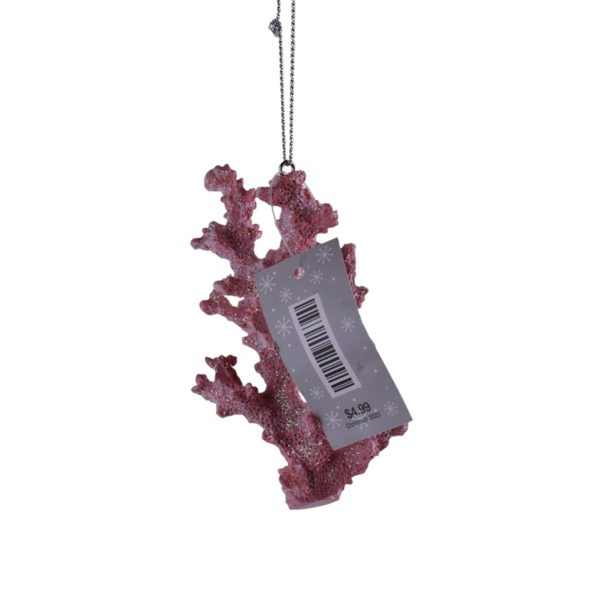 Glitter Coral Reef Ornament