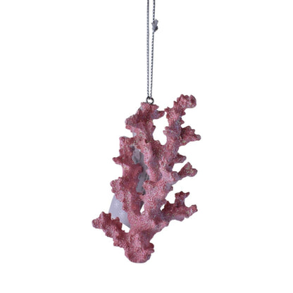 Glitter Coral Reef Ornament
