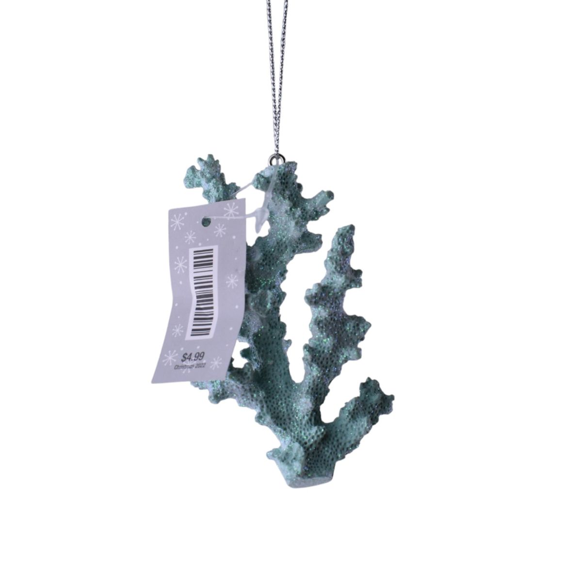 Glitter Coral Reef Ornament