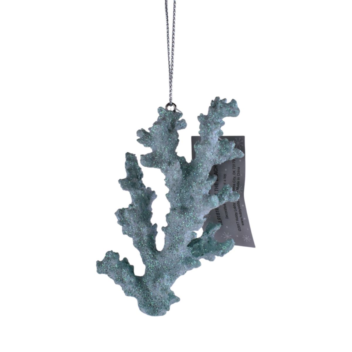 Glitter Coral Reef Ornament