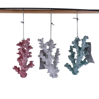 Glitter Coral Reef Ornament